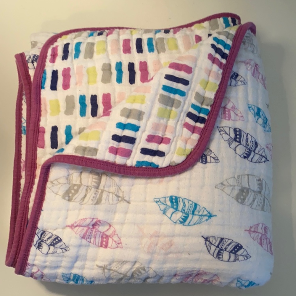 Aden + Anais toddler muslin bed blanket